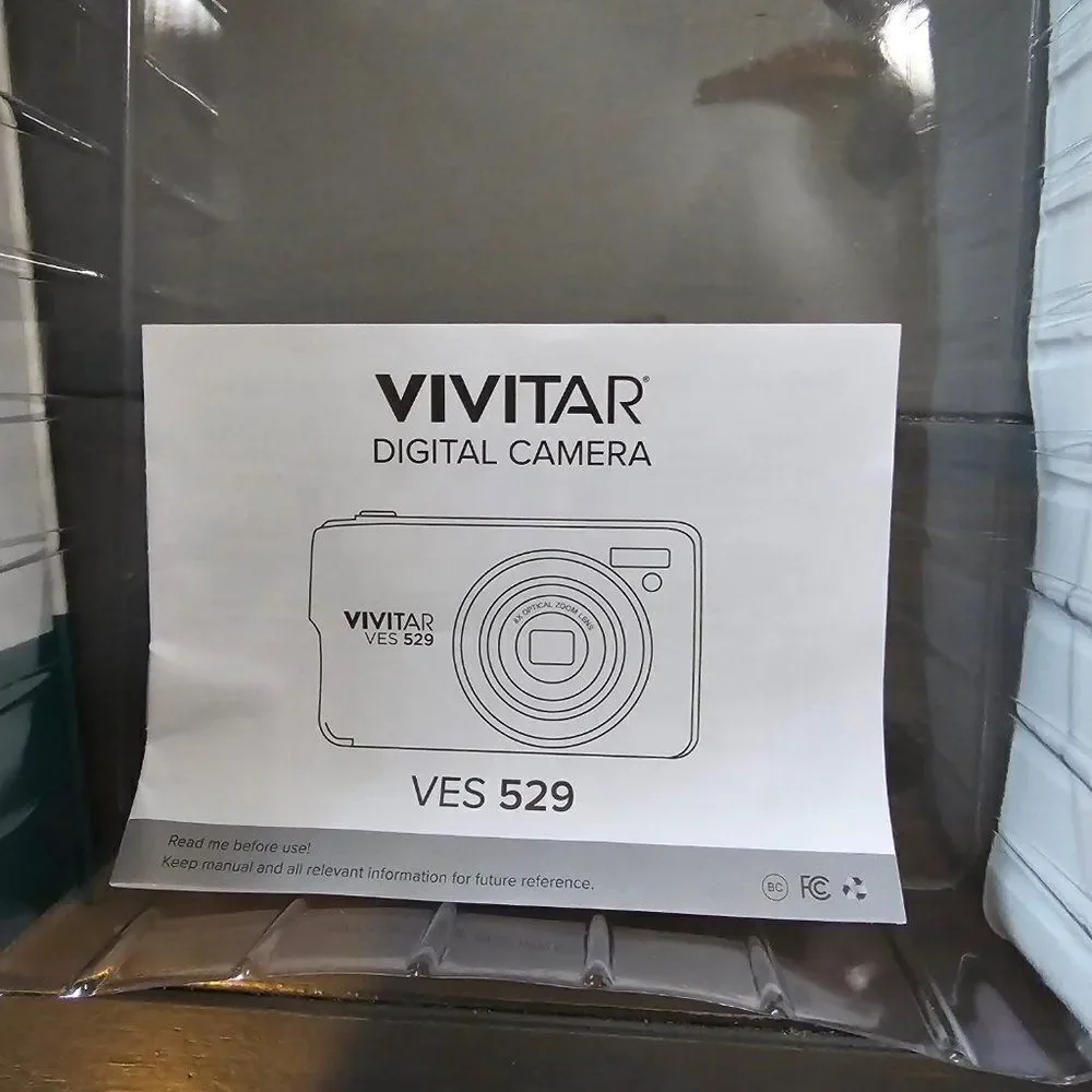 Vivitar VES-529 Black 8X Optical Zoom Digital Camera